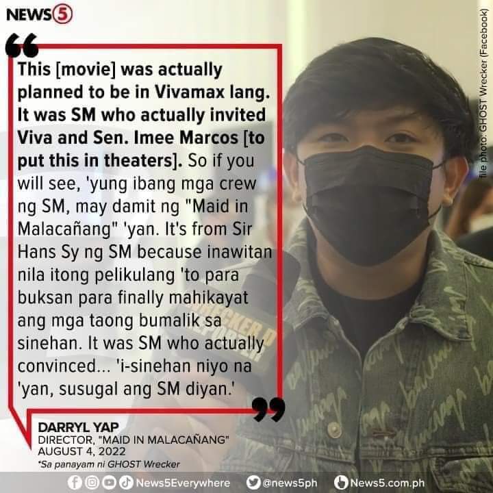 let's boycott SM and all companies owned by the Sy Family! Kahit mag Mega Sale pa yan sila, let us not spend our hard-earned money on their products and services. They are enablers of history revisionism!

BOYCOTT SM NOW !!

#Sarcasm
#MAIDinMALACANANG 
#KatipsTheMovie
