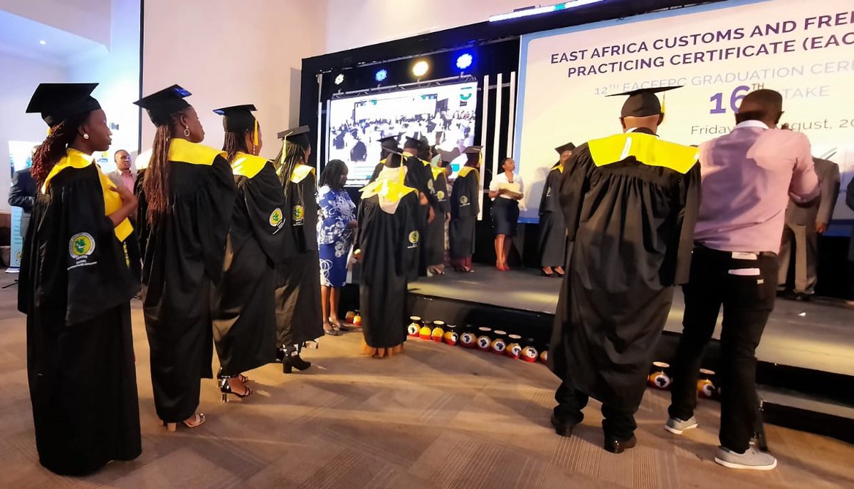 #HappeningNow - The 12th #Graduation ceremony of the #EACFFPC Training Programme in #Uganda! CONGRATULATIONS to the 194 graduates that were mainly trained at Jinja and the borders of Malaba &amp; Mutukula.
#Training #tradefacilitation #capacitybuilding