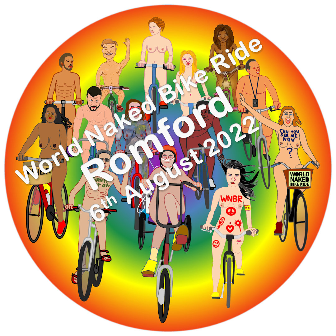 It's tomorrow - Sat 6th August 2022! Our friends and neighbours #WNBR #Romford are riding for the first time for the people of #Essex and #EastLondon. Info on Facebook facebook.com/events/6295029… #RT #cycling #naked #protest #bodypositivity #oildependency #carculture #climatechange