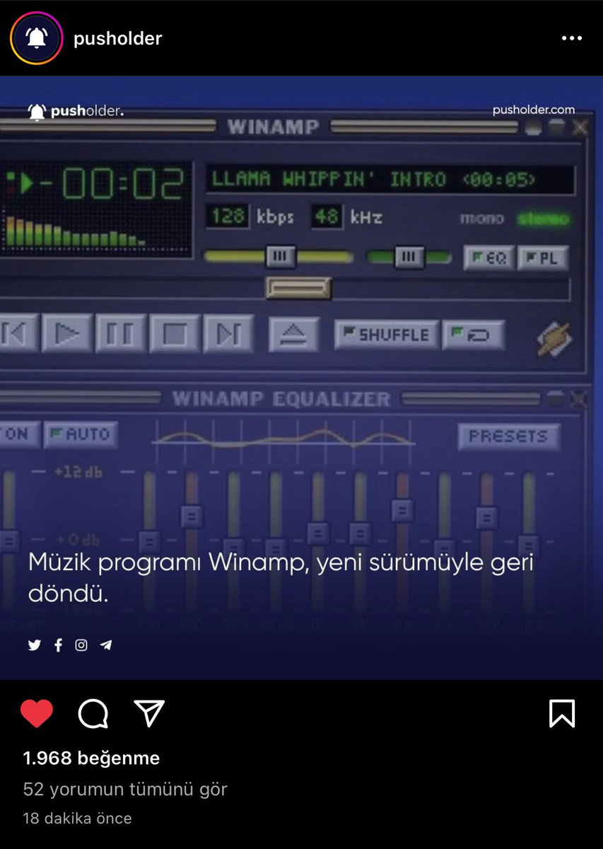famebo's tweet photo. erken konuşmuşuz.. #winamp https://t.co/MnBlvqyfVn