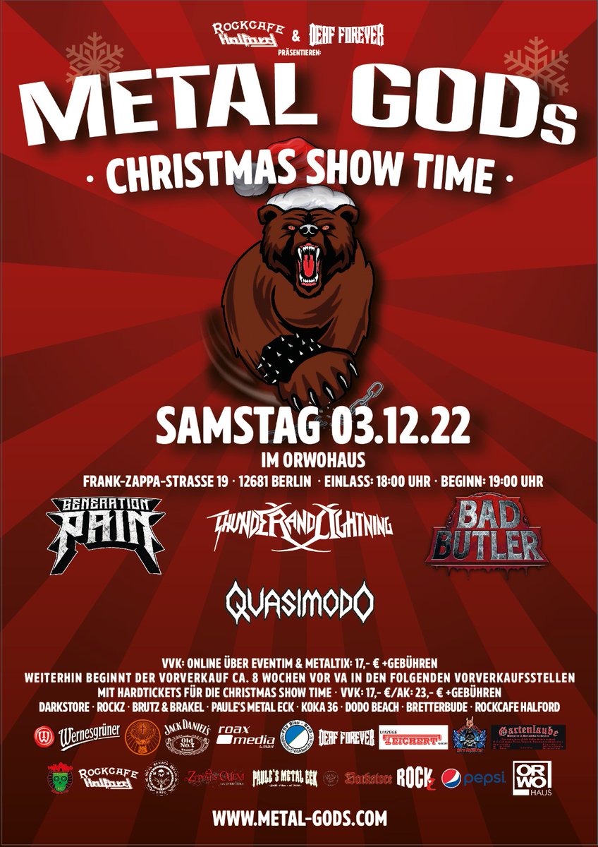 Save the date! #berlinmetal #metalberlin #heavymetal