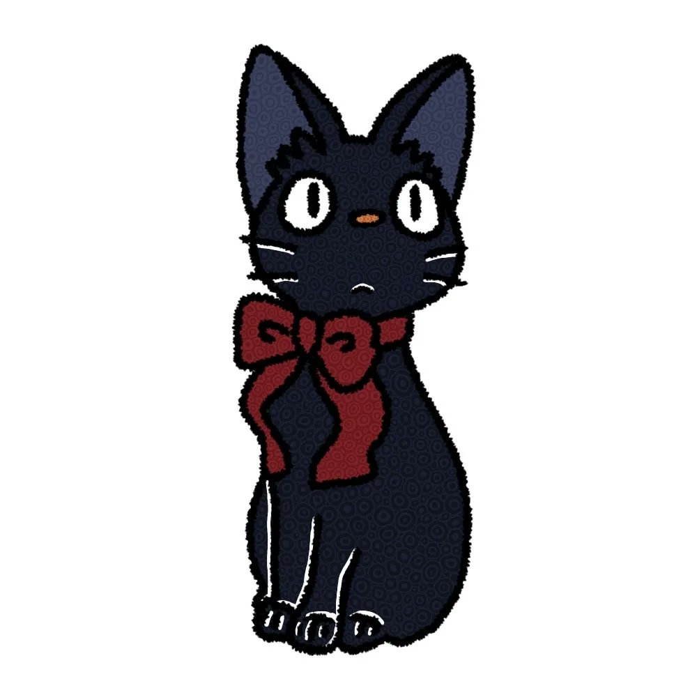 Torayu ジジ 魔女の宅急便 ジジ 黒猫 絵が好きな人と繋がりたい シンプル 白黒イラスト モノクロイラスト ゼンタングル アート 正解がない絵 絵柄が好みって人にフォローされたい 夏の創作クラスタフォロー祭り T Co Ehl6kxfwio Twitter