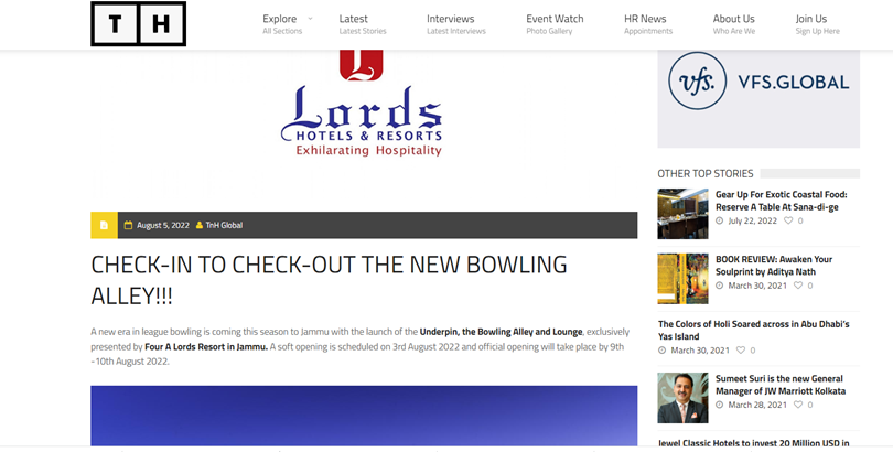 LordshotelsR's tweet photo. “CHECK-IN TO CHECK-OUT THE NEW BOWLING ALLEY!!!” was covered in https://t.co/iG1QJhek78
#lordshotels #lordsresorts #lordsnews #FourAResorts #Jammu #detination #holiday #familytime #goodtimes #dining #lounge #bowlingalley #staycation #rooms #rishipuri #tnhGlobal #india https://t.co/Y3KTstYrNy