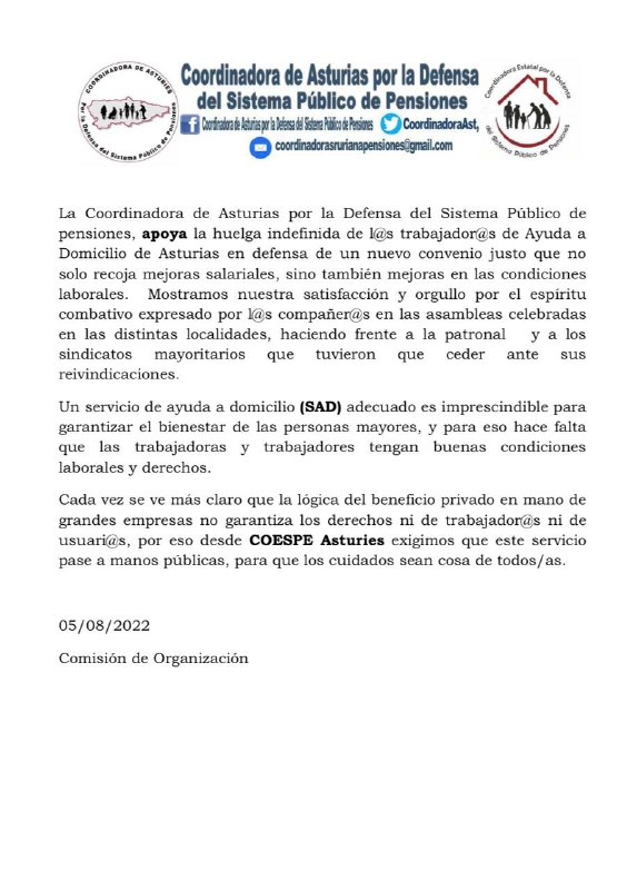 MovimientoPens1's tweet photo. En época de pandemia descubrimos que eran imprescindibles y esenciales, ahora, las empresas a las que los ayuntamientos entregaron la gestión, siguen queriendo hacer caja a costa de su esfuerzo. Que la mitad del presupuesto no vaya a que estos buitres hagan caja.#StopSubcontratas https://t.co/GtfC1k5nOS