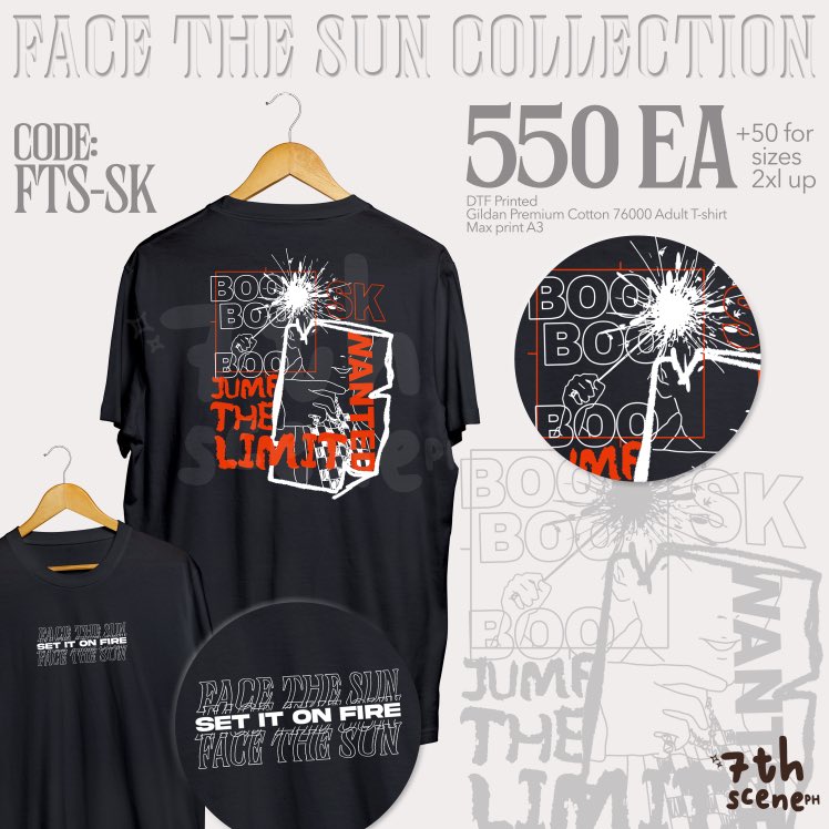 7thsceneph's tweet photo. this [shirt's] sizzlin’, everybody join in! 😎🔥

preorder runs until august 8 🤎

pre-order your #SEUNGKWAN face the sun inspired shirt here
⬇️⬇️⬇️
🔆 https://t.co/gGjbBgXLTa 🔆

#7thSPHCollections

wts lfb ph seventeen svt fts face the sun fanmade merch tshirt https://t.co/N8iLibckGc