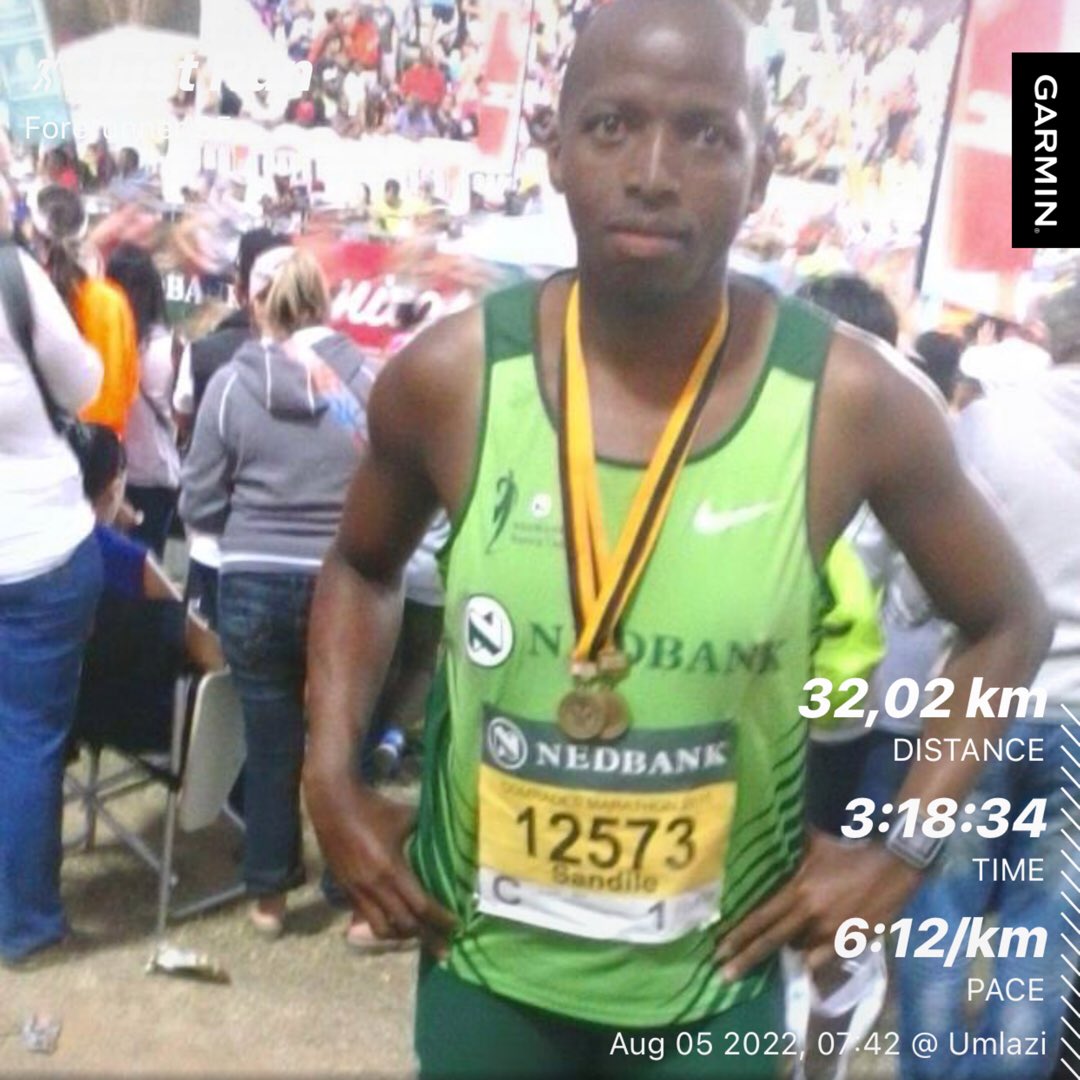 sanzaself's tweet photo. Friday solo long run pushing myself to the limit. #runningwithtumisole #runnerdiaries #ultrarunner #marathonrunner #roadtocomradesmarathon2022 #comradesmarathon #backtobackmemories https://t.co/F79tYhr6b3
