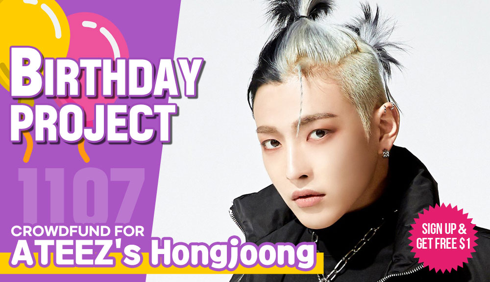 🎁#ATEEZ #Hongjoong's BIRTHDAY PROJECT
LET'S CROWDFUND A SUBWAY AD IN SEOUL FOR HIM!
▶bit.ly/3zYwVx0

Until 2022.10.17 23:59 KST

If you register now, you will receive $1 worth of 'SARANG' for FREE which you can use towards his project!

#에이티즈 #홍중 #김홍중 #弘中