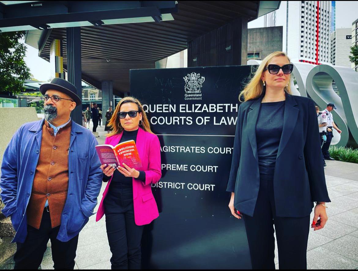 “Policing of Indigenous people in this place has always been about control, not protection.” sharing truths on state &amp; police violence &amp; the call to defund &amp; deauthorise cops at today’s hearing into QPS responses to family violence #communitycontrol #abolition #defundqps