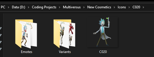 LusiesMVS's tweet photo. Improved my Multiversus Cosmetics Generator!

- Creates a folder for each Fighters!
- Merges all variants!

- Working on emotes merge!

Possible release date is later this week or in coming few days! It will be available on https://t.co/Q2NMWOEZr4 mostly! https://t.co/XaG1Glz1Y4