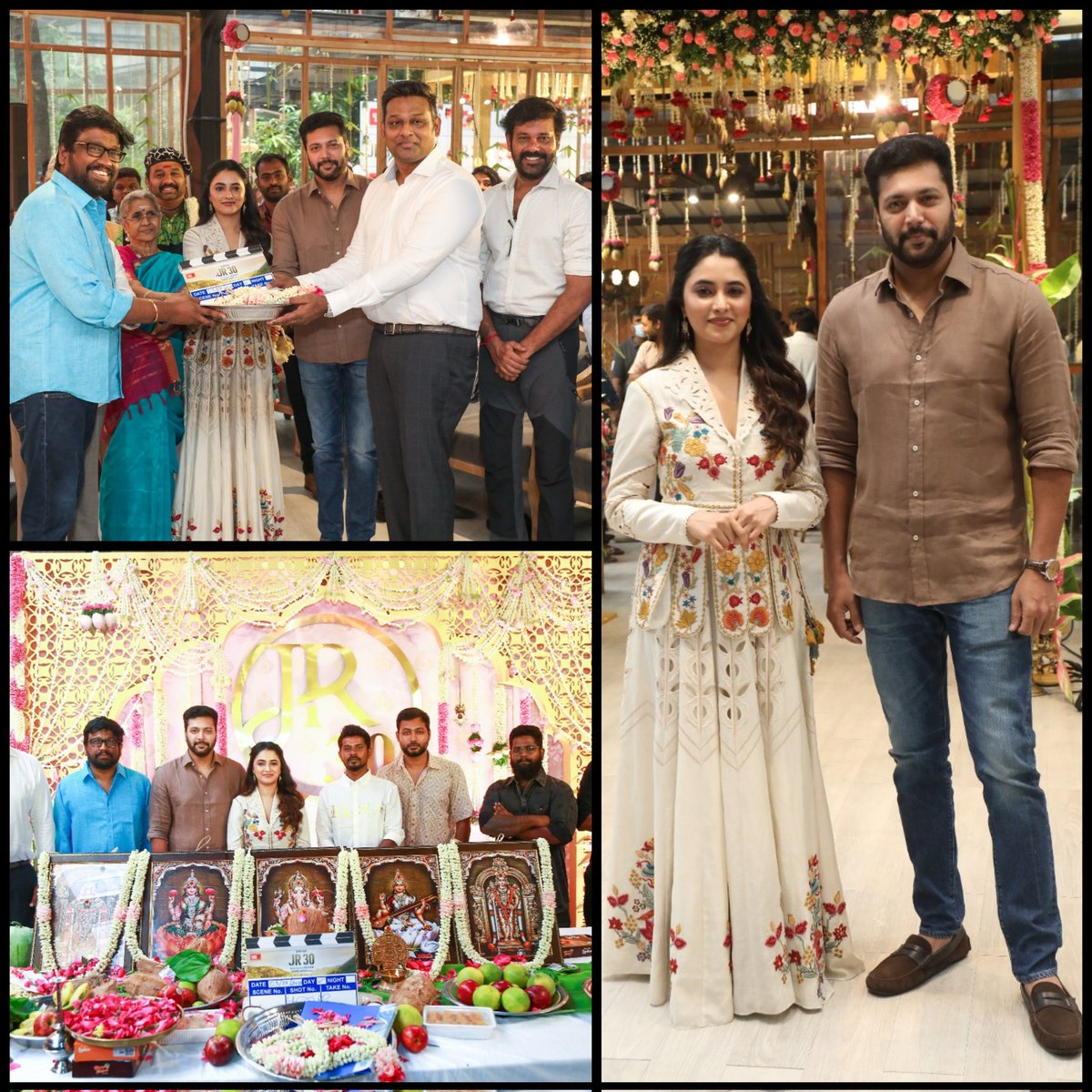 iamrajesh_pov's tweet image. #JR30 Pooja Pictures...
Dir #MRajesh Film...