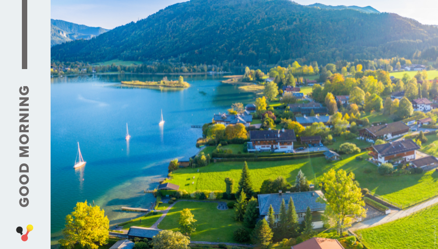 ger_trends's tweet photo. 🌅 #GoodMorning  from Lake Tegernsee in #Bavaria!

The lake is surrounded by the Bavarian #Alps and offers more than 300 km of #hiking fun. 🥾⛰️ 

It's also not far to #Munich: only 50km separate the state capital from Lake Tegernsee.

#PictureOfTheDay #Germany #nature https://t.co/nCAh1LZukF