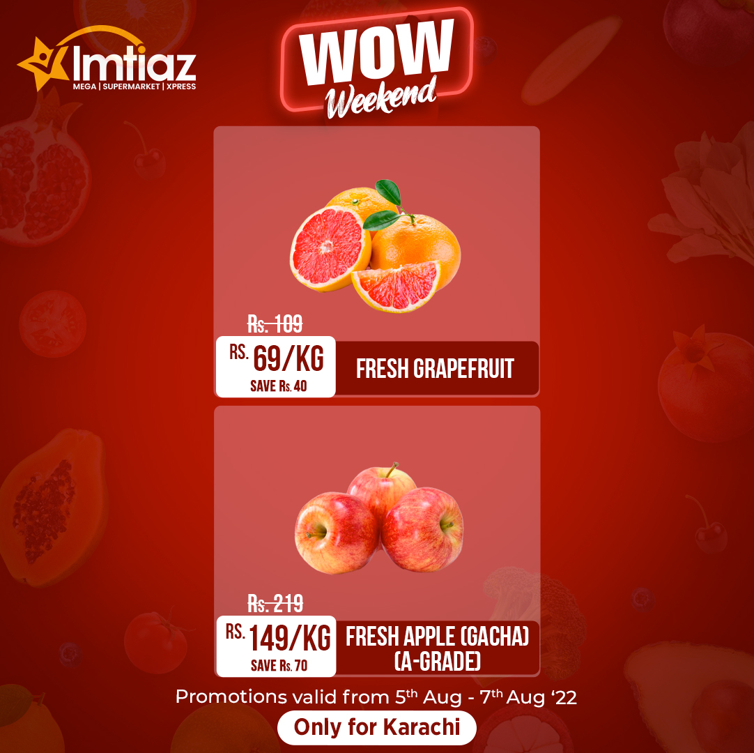imtiazstores's tweet photo. Stock up your pantries with fresh fruits & vegetables from Imtiaz Store this weekend as well. So visit now to grab the best in town.
#ImtiazStores #WeekendPromotions #WowWeekend https://t.co/WZf0NmClCB