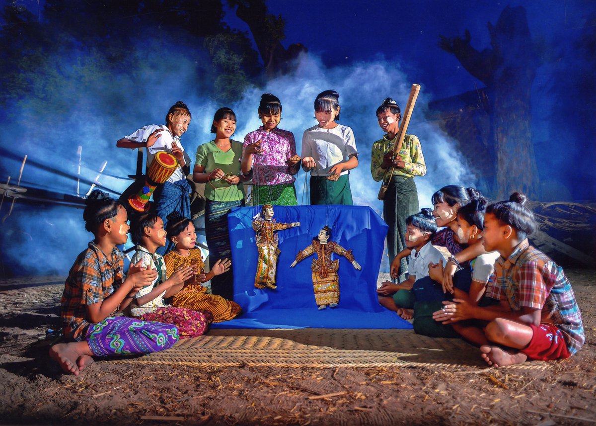 VisitMyanmar_MM's tweet photo. How lovely is it ! Myanmar puppet (Yoke Thay), one of our traditional things. I believe that you will be happy by watching traditional puppet show in Myanmar.
#Myanmar #Mymyanmar #MyanmarBeEnchanted #puppet #Yokethay #Myanmartraditional https://t.co/gPNAftI1Bq
