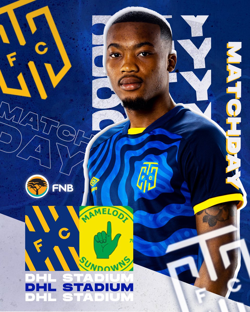 CapeTownCityFC's tweet photo. 🔥 𝐅𝐑𝐈𝐃𝐀𝐘 𝐌𝐀𝐓𝐂𝐇𝐃𝐀𝐘🔥

The 2022/23 #DStvPrem kicks off tonight!

🆚 Sundowns  
🏆 #DStvPrem 
📆 Friday 5 August  
⏰ 19:30
📺 Televised
🏟 DHL Stadium
🎟 No Ticket Sales at the Stadium! 

Buy Tickets: https://t.co/I7Q7XAgCSK
Ticket Outlets: https://t.co/FYy4xzOTLj https://t.co/QPZ4f7TM2j