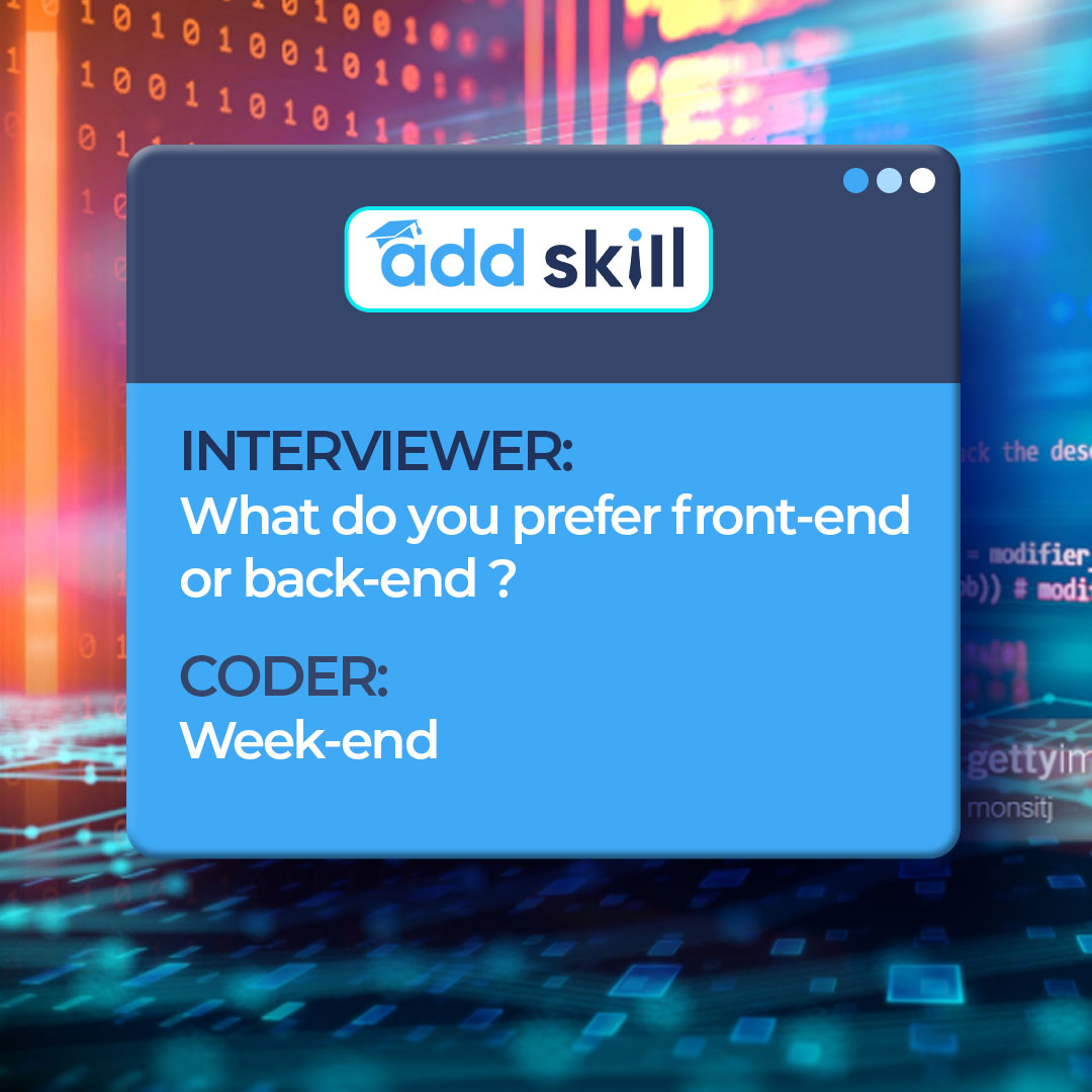 add_skill's tweet image. Weekend be like: Just 'Call Out My Name.'
#addskill #CodingClassroom #codingisforeveryone #java #react #reactjs #codenewbies #learncoding #programming #codingisfun #coding #Bethewings #placement #fullstackdeveloper #fullstackdev #frontenddeveloper #backenddeveloper #coder
