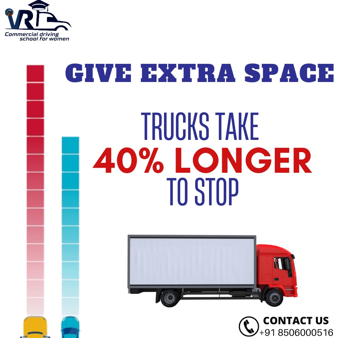 Vrodriving's tweet photo. GIVE THEM EXTRA SPACE
Trucks need a lot more breaking distance than other vehicles...
Contact Us- +91 8506000516
#womendrivers #vrodriving #womendrivingschool https://t.co/ck5xa7Bl64