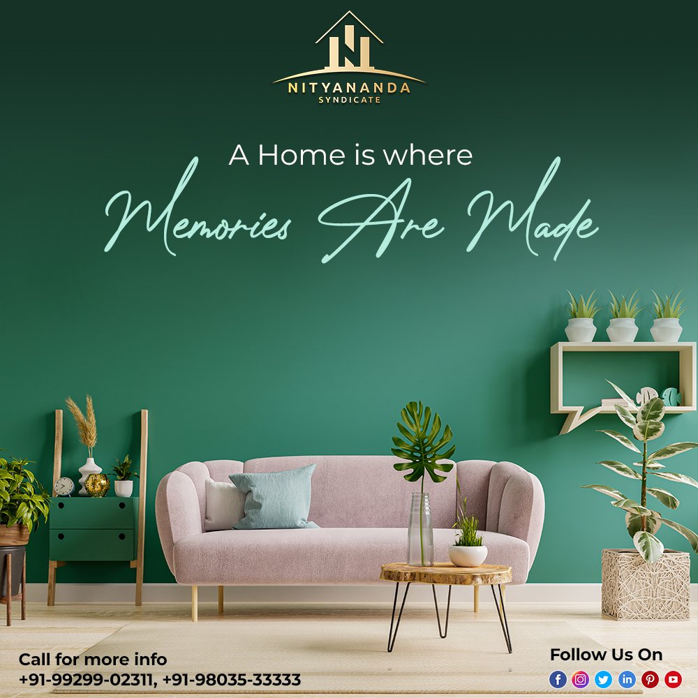 A Home is where Memories are made #NityanandaSyndicate
.
.
#nityananda #nityanandasyndicate #nityanandagroup #propertyinjaipur #flatsinjaipur #apartmentsinjaipur #homeinjaipur #houseinjaipur #villainjaipur #propertyinjagatpura #flatsinjagatpura #propertyinvestor