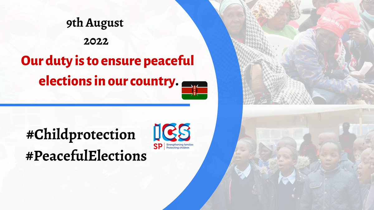 @ICS_SP We need to monitor and guide our children to stay away from actions that may cause them harm or compromise peace and tranquility in the country during this electioneering period. #ChildProtection #Elections2022