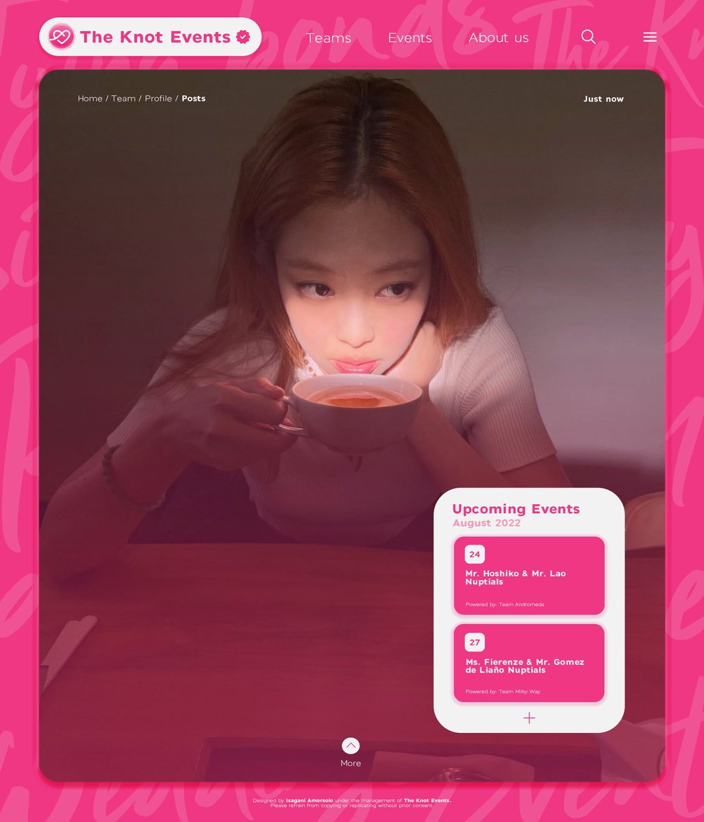 ⠀ 

            ﹫chatoyeir.⠀ updated!
            ⌕ 5th of August 2022 at The Knot HQ
            ❛  Tea time at the HQ #TheKnotCreatives

⠀