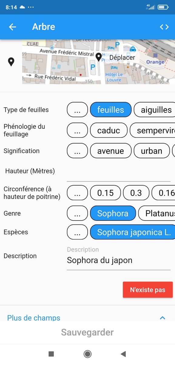 Dites mes amis de <a href="/Nat_Solutions/">Natural Solutions</a> ça vous dirait d'aider à trouver un moyen de faciliter les passerelles entre Everydoor (OSM) et les applications de reconnaissance d'espèces végétales ?