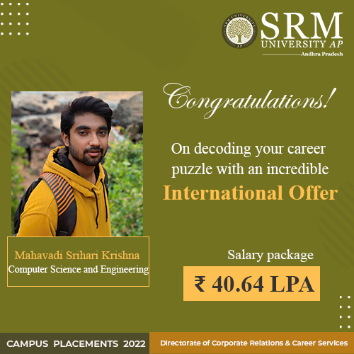 SRMUAP's tweet photo. Would you also like to have cool opportunities, topped with amazing CTCs alongside some delicious possibilities to work with reputed companies as a dip? Your takeaway is here! 
Know more about our #placement department: https://t.co/C5Nxc8UZxo
#SRMUAP #SRMAP #InternationalOffer https://t.co/JdOsyLUERS
