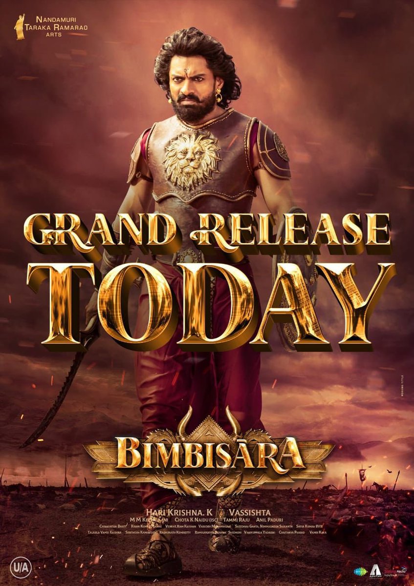 srinu10477's tweet photo. Blockbuster #Bimbisara congratulations @DirVassishta Garu And @NANDAMURIKALYAN Garu https://t.co/1QnZHIDnr1