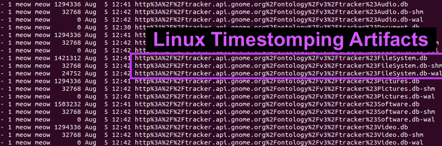 1\ #DFIR: How to detect Linux Timestomping

Analyse the entries in these two files:
> filesystem.db
> filesystem.db-wal

Most writeups focus on detecting the use of 'touch'. But you can timestomp without using 'touch'. 😈

Check out my blog below 👇
inversecos.com/2022/08/detect…