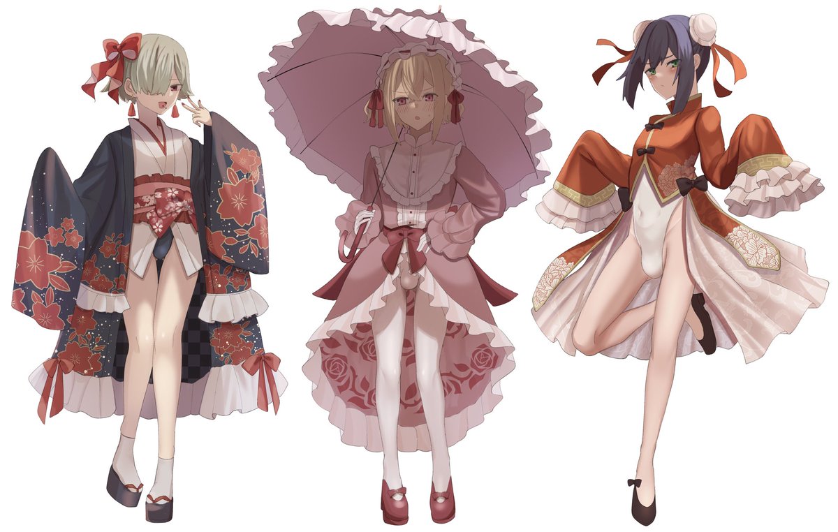 和洋中ロリータハイレグ男の娘 