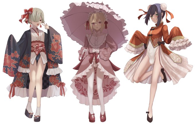 和洋中ロリータハイレグ男の娘 