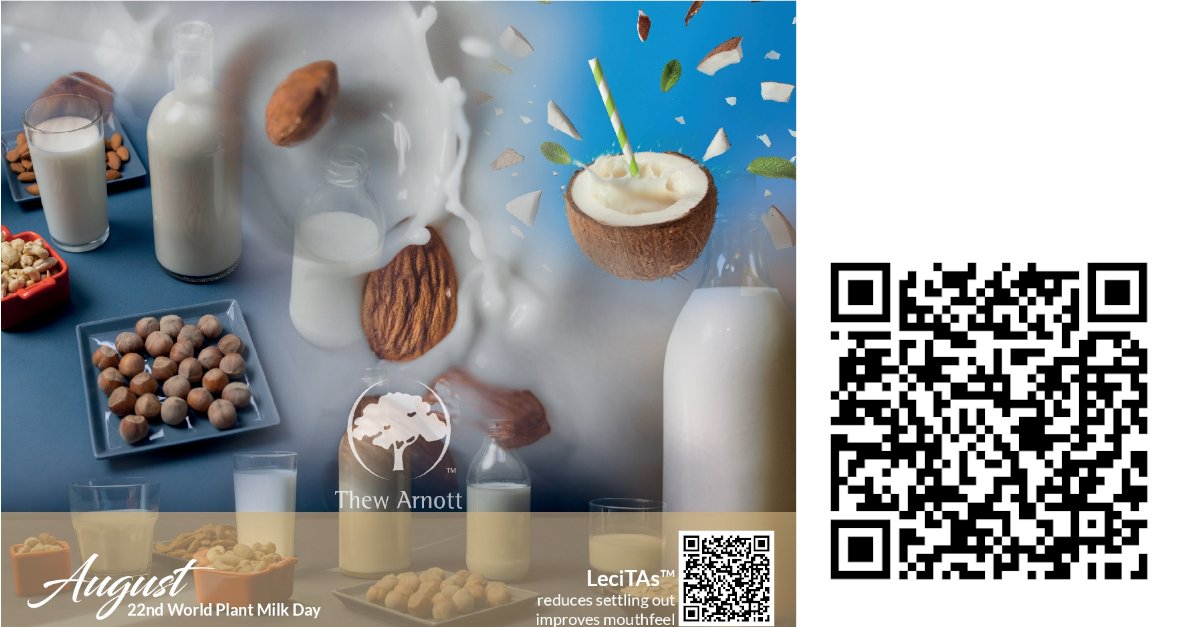 August 22nd is World Plant Milk Day.

New plant sources are used beyond some classics serving consumer preferences. Our lecithin helps to reduce settling out and improves mouthfeel - more full bodied rather than watery.

#plantbasedmilk #lecithin
