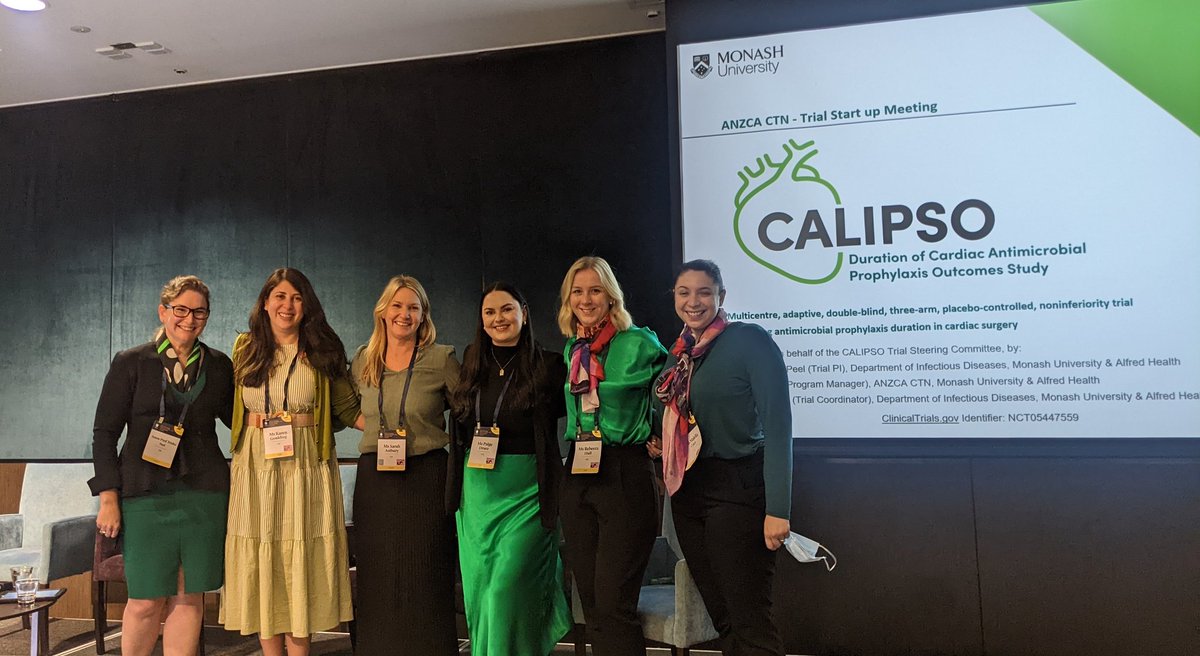 ANZCA Clinical Trials Network (@ctn_anzca) on Twitter photo <a href="/CALIPSOtrial/">CALIPSO</a> team members <a href="/PaigeDruce/">Paige Druce</a> <a href="/DrTrishaPeel/">DrTrishaPeel</a>, Sarah Astbury, and <a href="/ANZCA/">ANZCA</a> events team members, Majella Coco and Bec Hall, on brand for the CALIPSO start-up meeting 💚
<a href="/StefanDieleman/">Stefan Dieleman</a> <a href="/ANZCA/">ANZCA</a> #CTN2022 <a href="/CALIPSOtrial/">CALIPSO</a> team members <a href="/PaigeDruce/">Paige Druce</a> <a href="/DrTrishaPeel/">DrTrishaPeel</a>, Sarah Astbury, and <a href="/ANZCA/">ANZCA</a> events team members, Majella Coco and Bec Hall, on brand for the CALIPSO start-up meeting 💚
<a href="/StefanDieleman/">Stefan Dieleman</a> <a href="/ANZCA/">ANZCA</a> #CTN2022