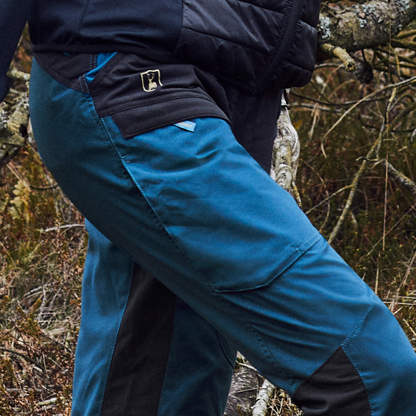 Pantaloni Invernali Deerhunter Explore Raven VERDE Paese Caccia Tiro 