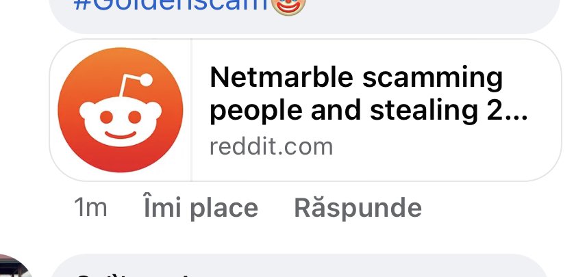 CristianGrecu6's tweet photo. @itamcube #Goldenscam🤡 run away from @NetmarbleO @GoldenBrosNM and this @itamcube platform . https://t.co/a3F6C6haXG
