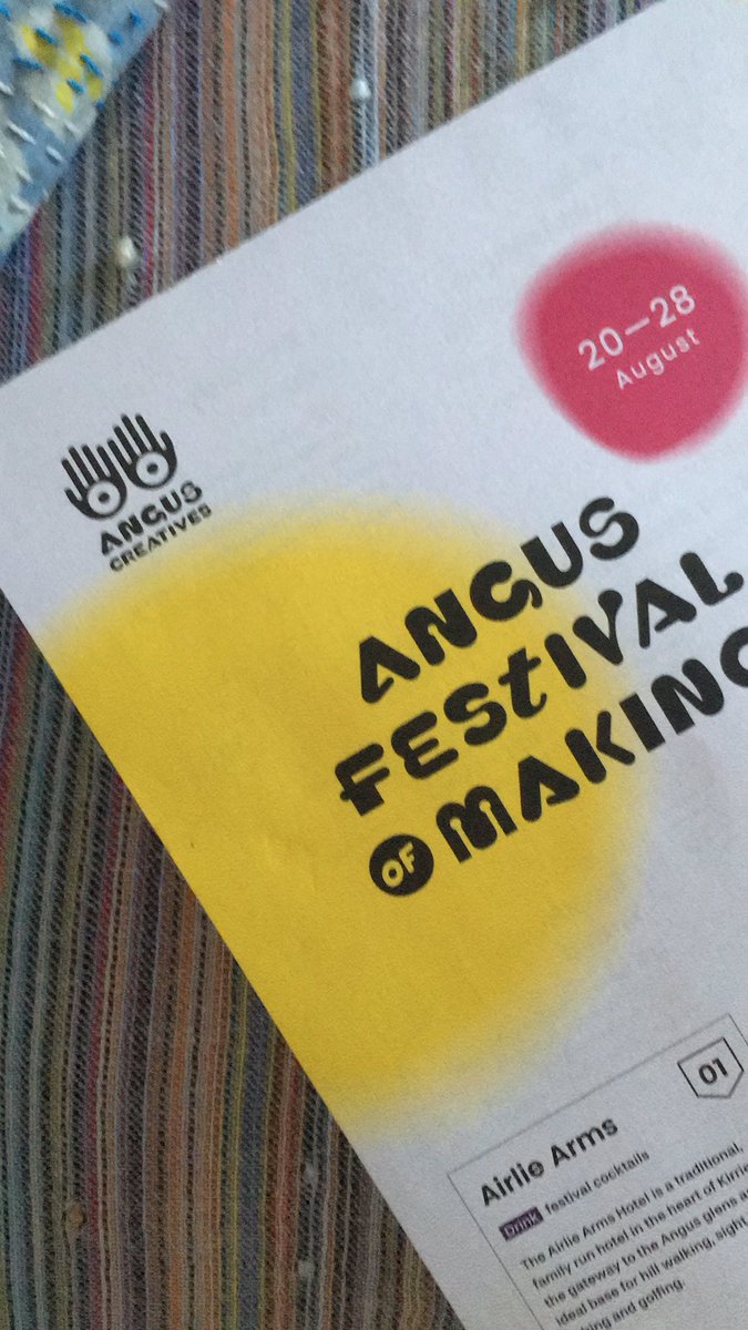 AngusTourism's tweet photo. Catching up with #AngusCreatives at @murton_trust What a great festival of making taking place #Angus this month! https://t.co/YLzrJs39By ATC supporting #creative #craft #making #welcomingvisitors https://t.co/48yYRehN3b