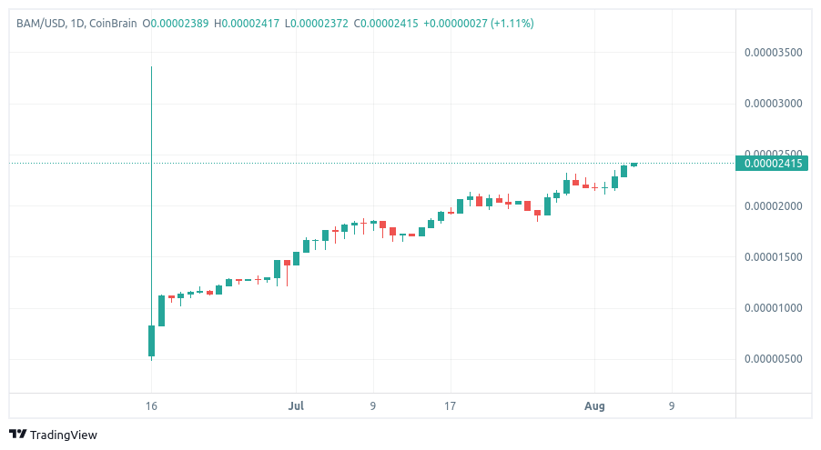 justbamtoken's tweet photo. Lets Fly together.... More Money will be add to the Liquidity Pools with a big listing plan 1st of September. Buy now before its Too Late. https://t.co/WVSR4JQVEe