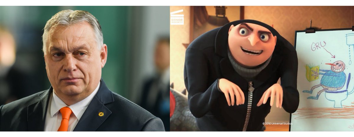 jonathanw's tweet photo. If you close your eyes Viktor Orbán kind of sounds like Gru... #cpac #minions #silly https://t.co/kN4fnGWdA9