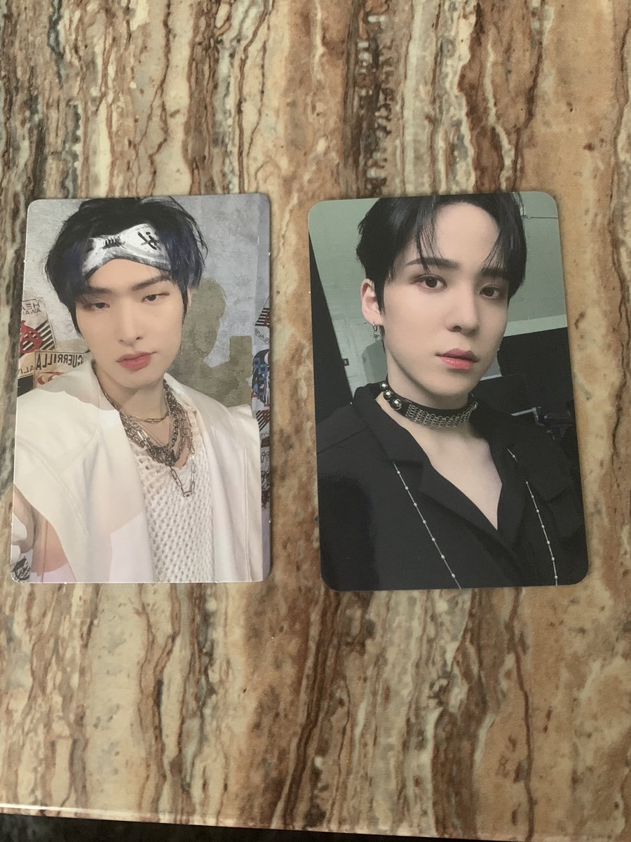 kymwtfe's tweet photo. Hey guys so I pulled Mingi and Yunho twice and I’d like to trade them for Hwa, woo, or sannie. The Mingi pc is the movement and Yunho hello 82 #ATEEZ #ateeztrade #yunhowtt #mingiwtt #seoghwawtt #wooyoungwtt #sanwtt #kpop https://t.co/lGqVTHo0zm