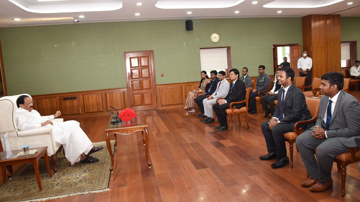 Vice-President of India tweet media
