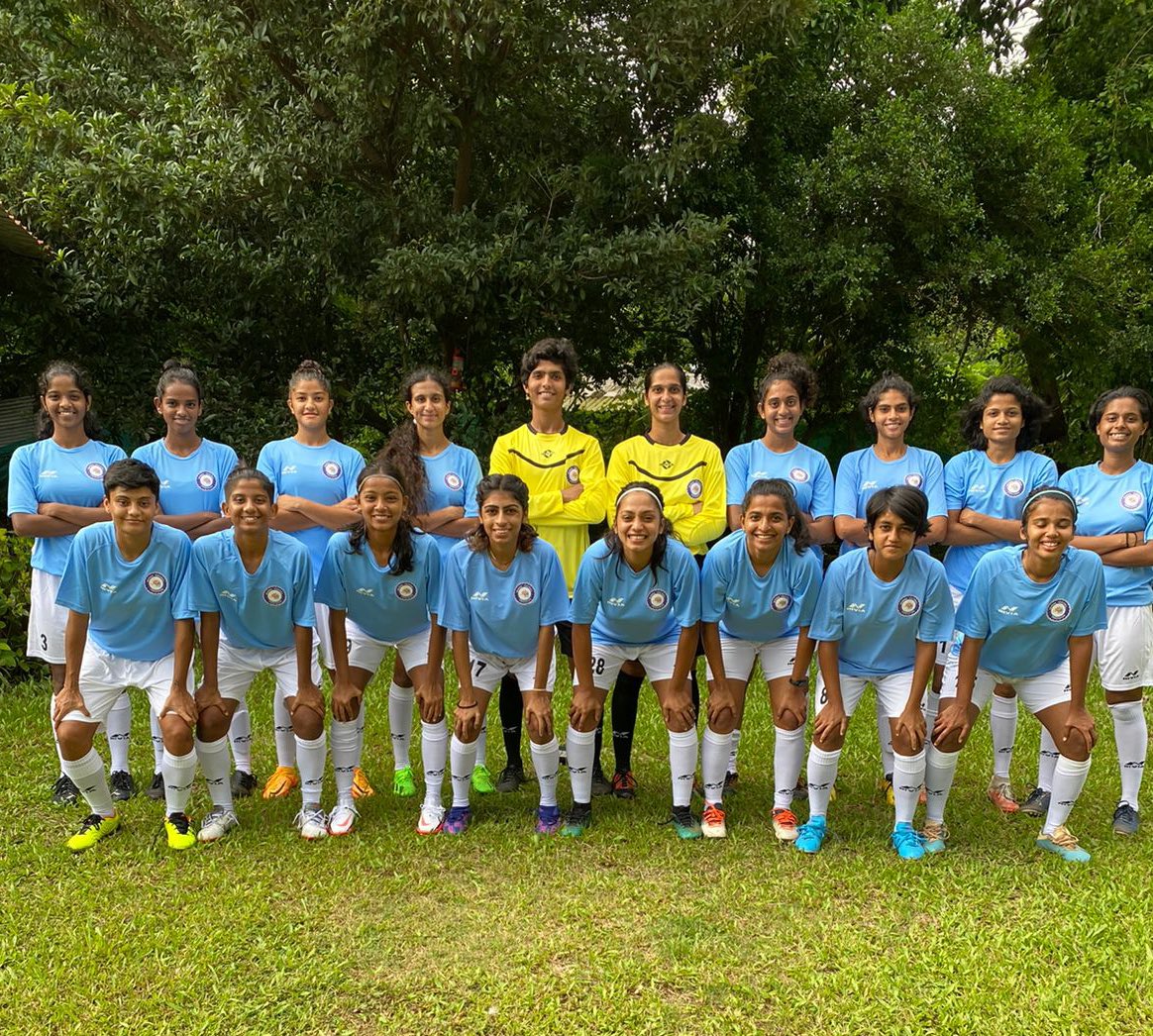 AUThackeray's tweet photo. The Mumbai FA Team beat Nagpur FA 4-0 in the semi finals of the @WIFAOfficial Women’s Inter District to have its place in the Finals! 
We are super proud of our team and wish them luck for the finals! https://t.co/gC6NR0zoVS