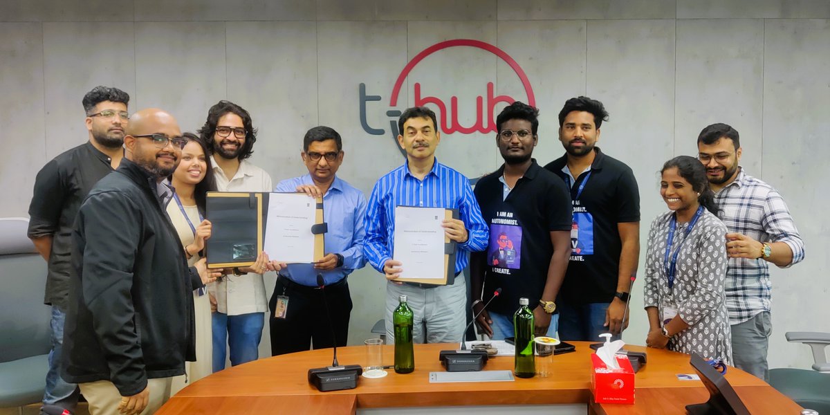 THubHyd's tweet photo. #THub signs an MoU with @AutonomyHQ , a decentralized automation protocol designed for Web3 builders. The partnership will help to build the #web3 community in #Telangana.

@KTRTRS @jayesh_ranjan

#InnovationEcosystem #InnovateWithTHub https://t.co/MhPs8PhTnr