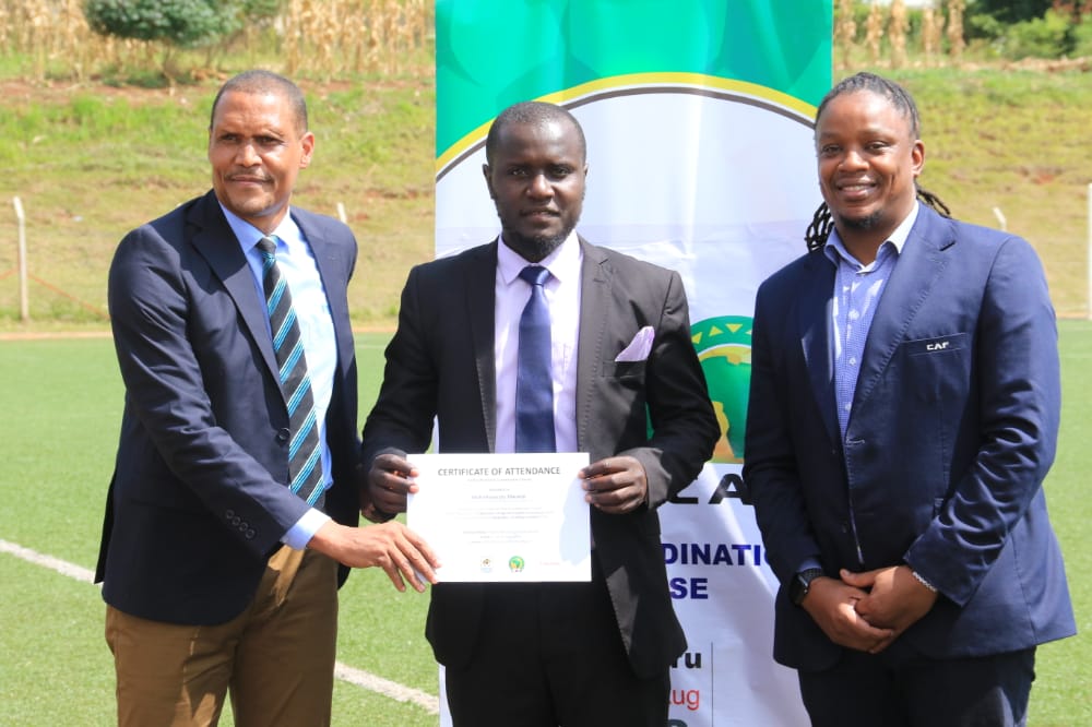 Congratulations to all my colleagues for the successful completion of the FUFA-CAF Match Coordination Training Course at the Technical Center-Njeru. 

I thank our experienced CAF Instructor and Match General Coordinator Mr. <a href="/kabos9/">Kabelo Bosilong</a> from the Republic of South Africa for --