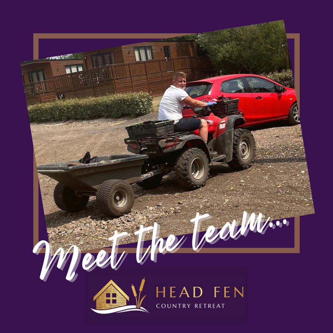 HeadFen's tweet photo. When you come to stay with us at Head Fen Country Retreat, you'll often see members of the family busily buzzing about. Here's the lovely, Todd.  He is Mark's (one of the owners) son and also a key part of the fabulous maintenance team!
#headfencountryretreat  #meettheteam https://t.co/uWpxtTtrXi