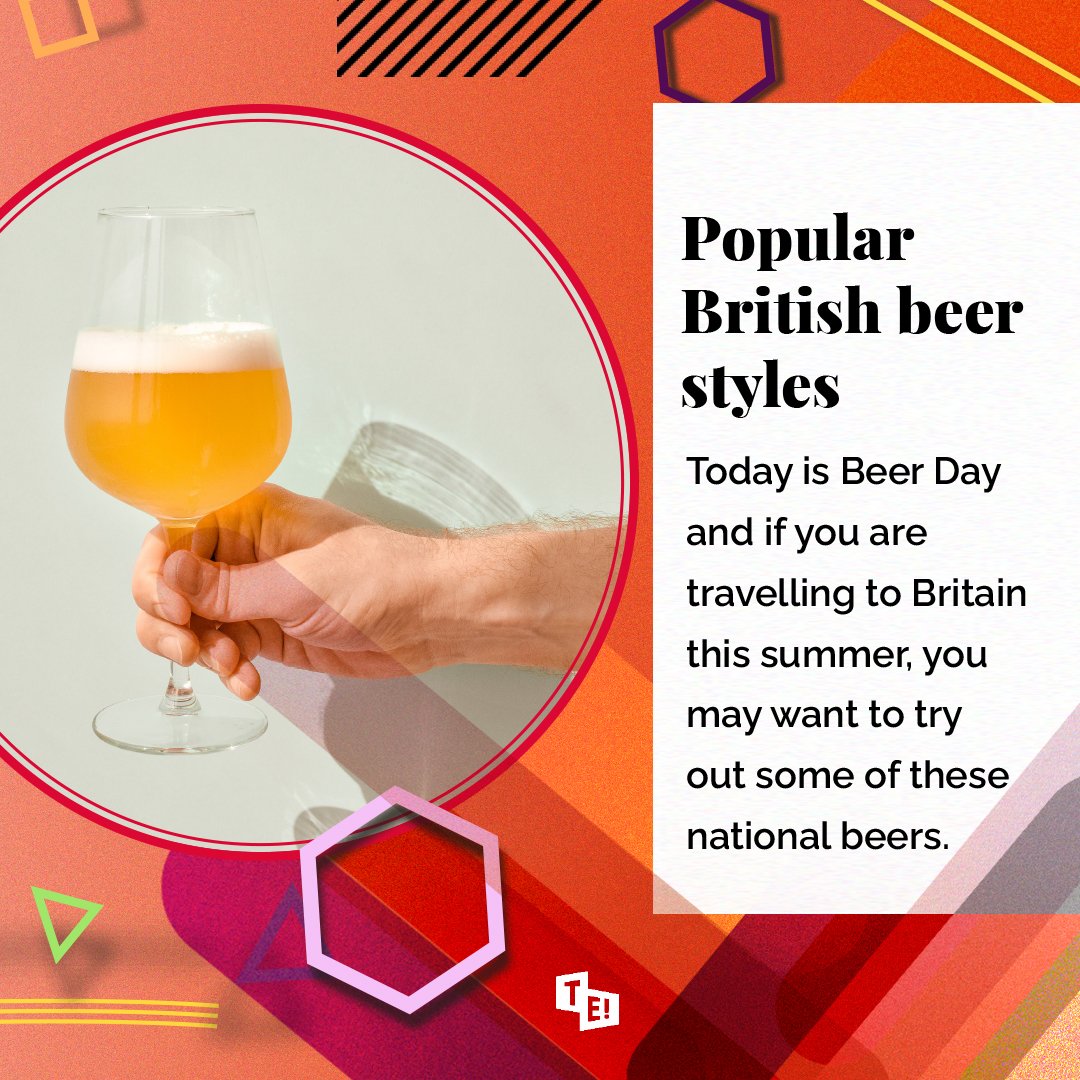 thatsenglish's tweet photo. 🍺 Hoy es el Día de la Cerveza. Si viajas a Gran Bretaña este verano, quizás quieras probar alguna de estas cervezas nacionales.
¿Conoces alguna más? Cuéntanoslo en comentarios.
#englishonline
#inenglishwesay
#learnenglishonline
#beer https://t.co/b4duypLQvr
