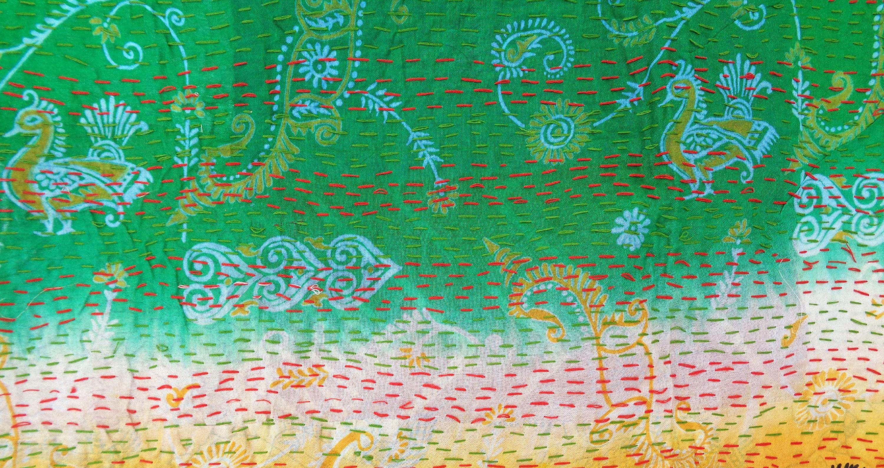 Silk Scarf Neck Wrap Stole patchwork Sew Long Valentines Day Scarves handmade KU87