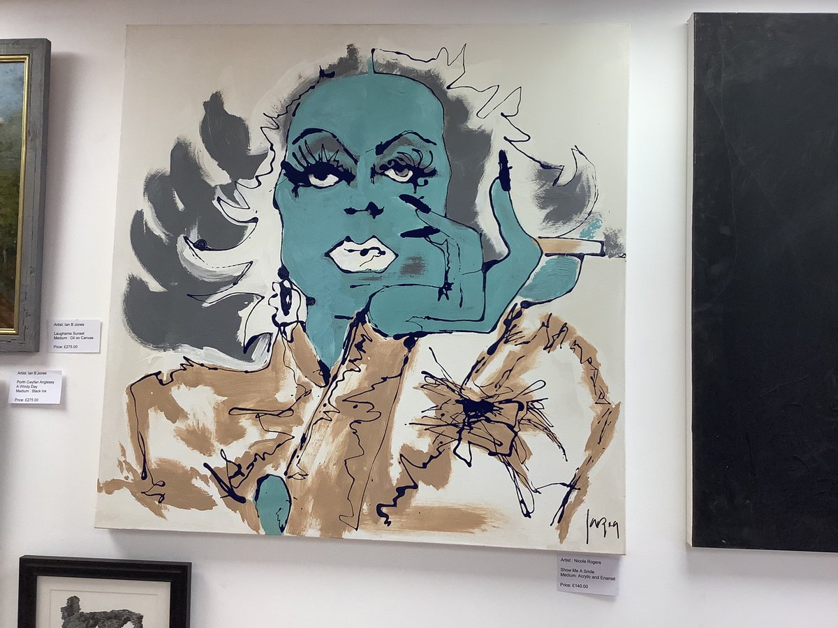 ScardJones's tweet photo. #TheDrawingBoard in Wrexham has a new exhibition. Here are a few of my favourites. Why not call in and see the full display, you might see something that will brighten your day. https://t.co/KTxPxyOLuC