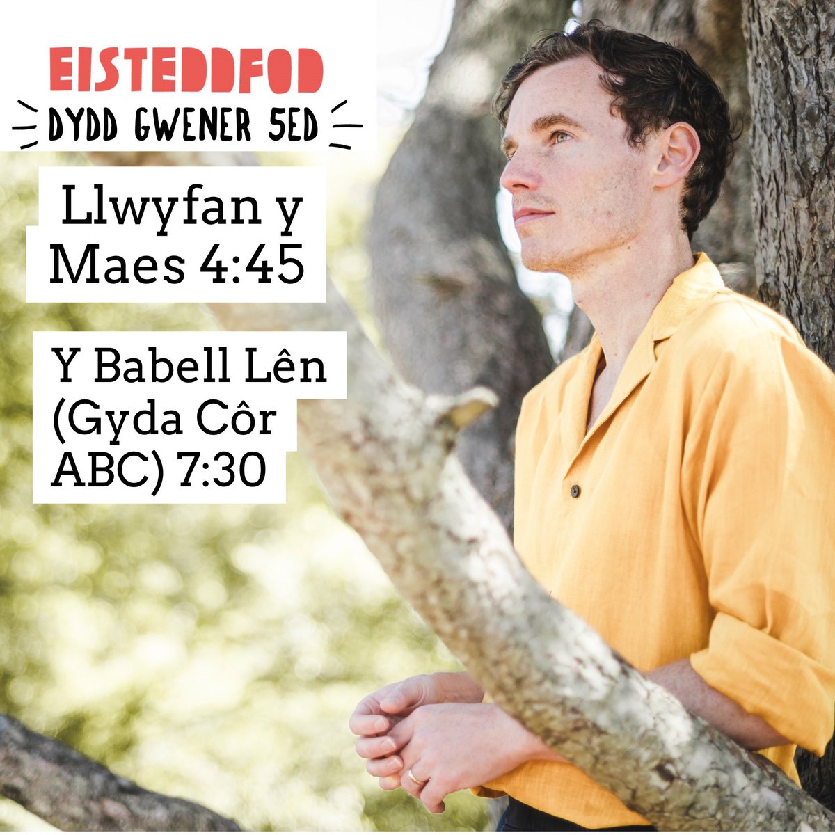 Edrych mlaen i fod nôl ar faes yr <a href="/eisteddfod/">eisteddfod</a> heddiw! Amdani #tregaron