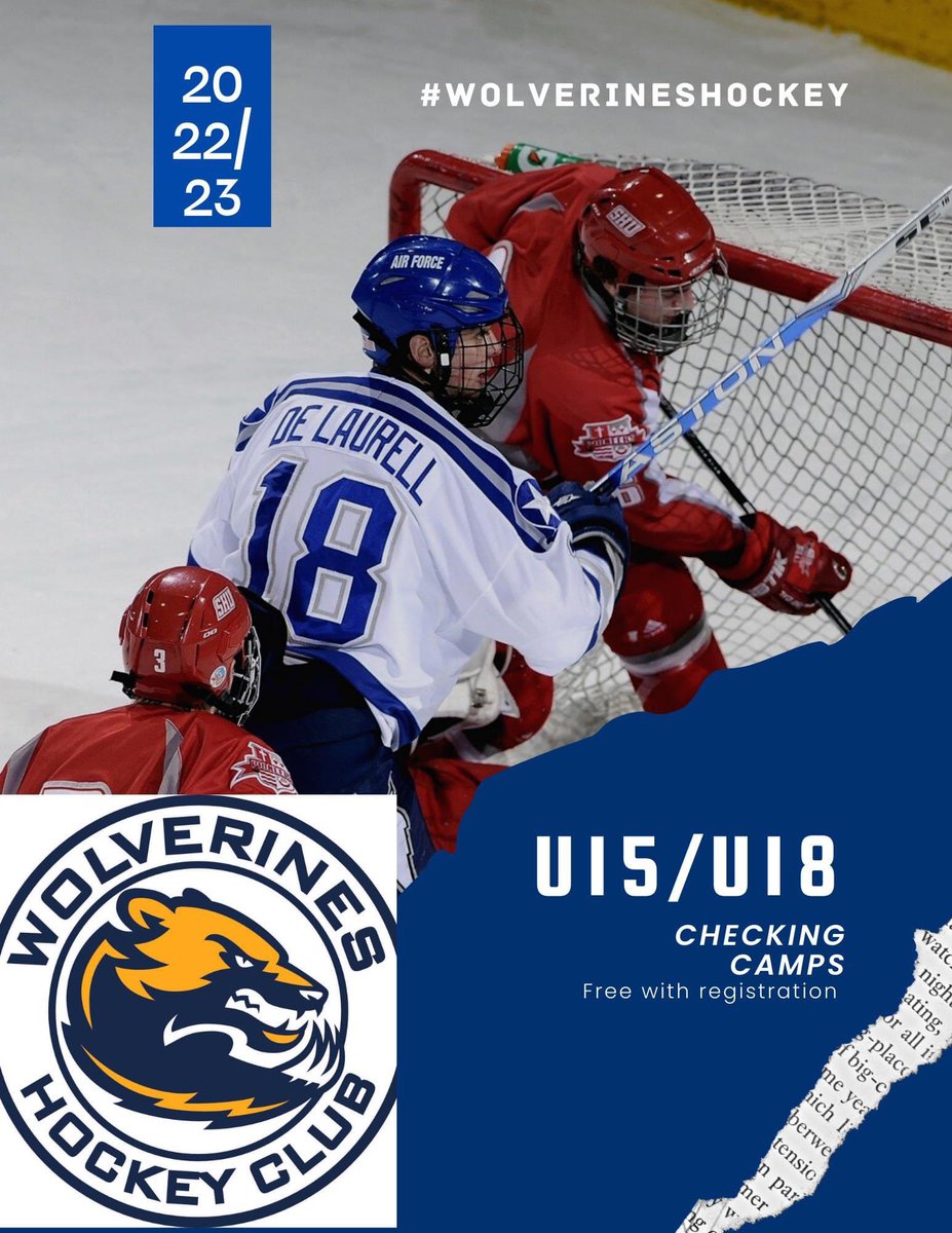WolverinesHC's tweet photo. Hey U15-U18 β¬οΈ
Free with registration #FuelPerformance will be running checking clinics for all players registered starting in Sept. π₯
Watch the site for more info and schedules https://t.co/uG2fmceTCg