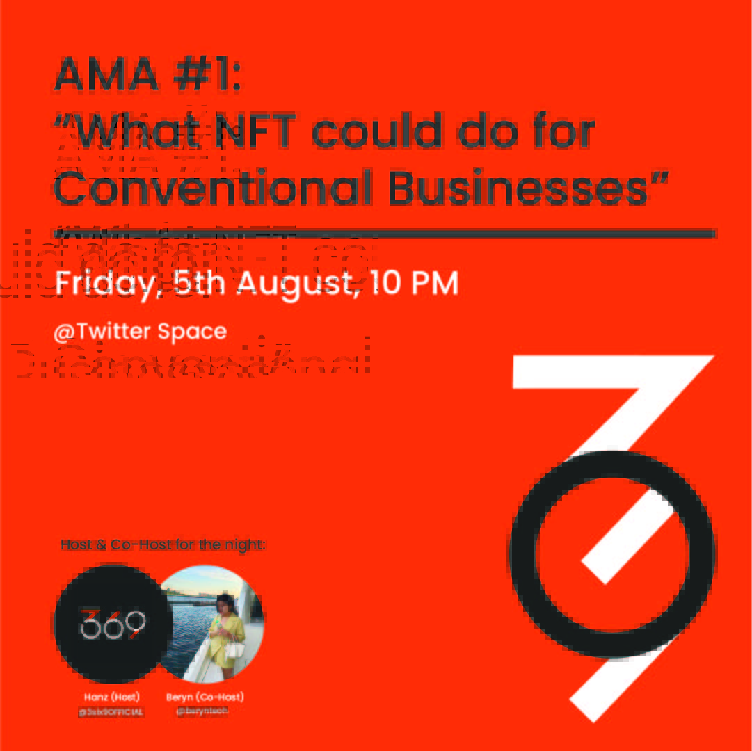Lately we have been hearing a lot of Conventional Businesses are tapping into NFTs. Do join us TONIGHT for our first AMA on Twitter space Ft the Co-Founder <a href="/berynteoh/">Beryn</a> ,MOD by <a href="/PunctuaLee_/">PunctuaLee NFTs</a>