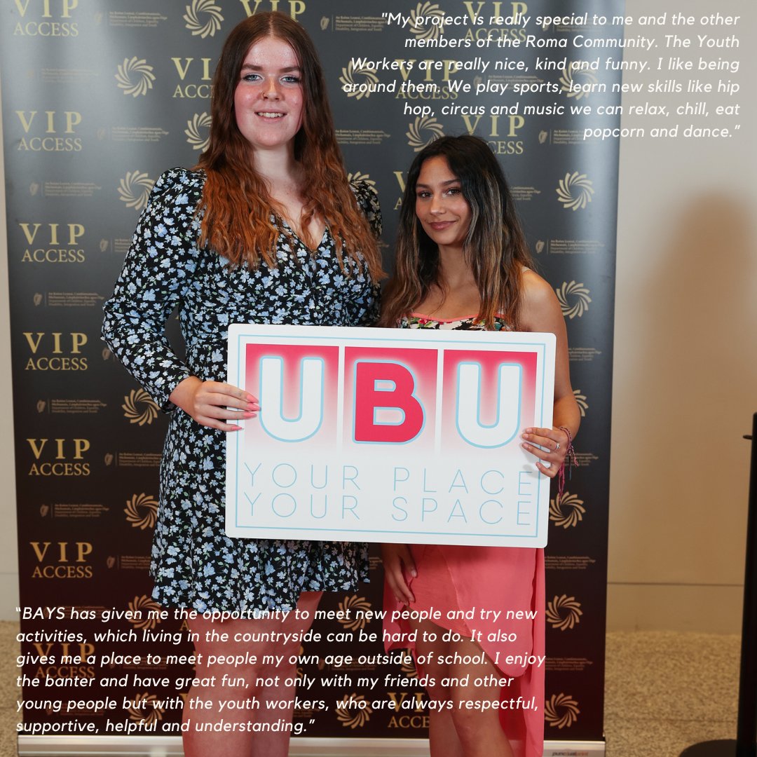 ETBIreland's tweet photo. Andrea from Roscommon Roma Youth Service and Michaela from Bunclody Area Youth Support (BAYS) spoke to young people, @dcediy & ETBI/ETB representatives at recent launch event. #UBUNATIONALLAUNCHDAY #ETBStrongerTogether @GRETBOfficial
@RoscommonYouth @WWETBofficial @YouthInfoFDYS https://t.co/SR86zPADXq