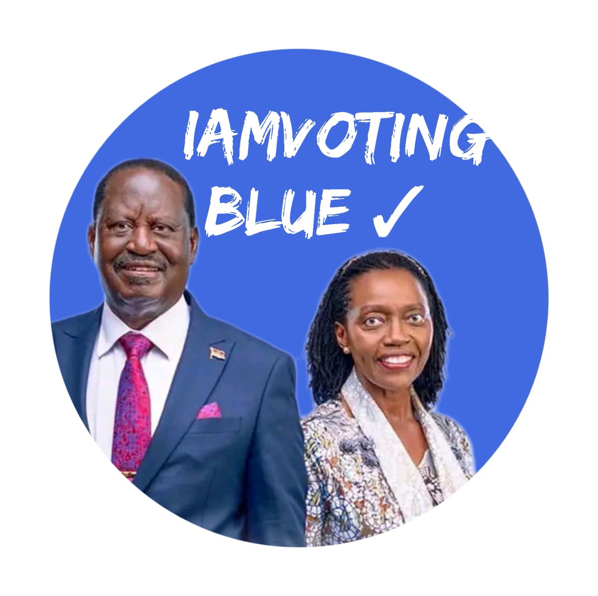 jaokoburu's tweet photo. Goodmorning Kenyans, #IamVotingBlue https://t.co/ehAEUtr7fV